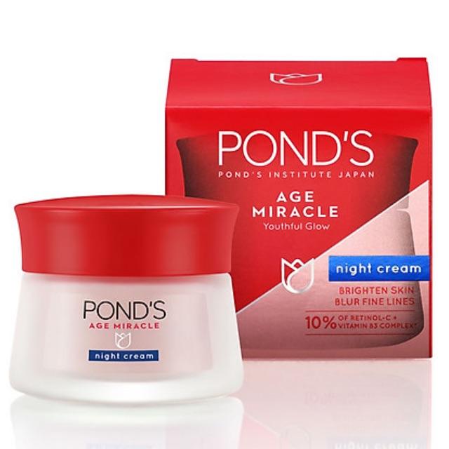 KEM NGĂN NGỪA LÃO HOÁ BAN ĐÊM POND'S AGE MIRACLE 50G