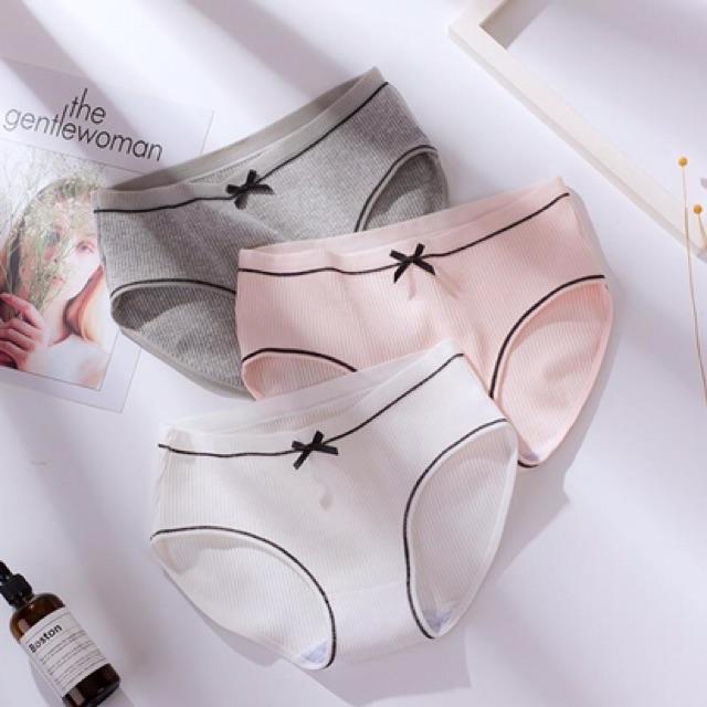 Combo 10 quần lót len tăm kèm nơ xinh xắn