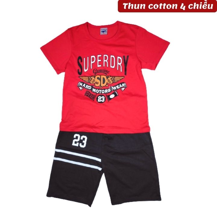 Quần áo trẻ em béo phì bé trai từ 22-58kg - chất thun cotton 4 chiều -Kiến Lửa