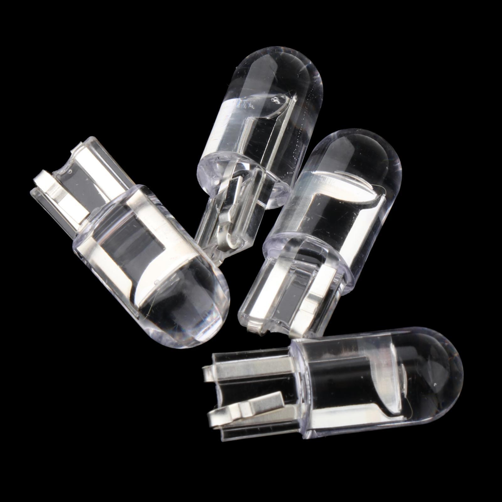 2-4pack 2Pieces 194 T10 DC12V LED Bulb Wedge License Plate Light for Motorbike