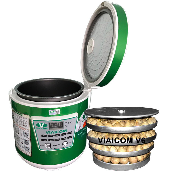 Máy làm tỏi đen VIAICOM V6 - 6 lít - CN Nhật Bản - Hàng chính hãng