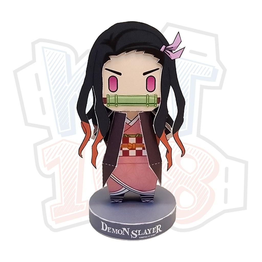 Mua Mô Hình Giấy Anime Chibi Nezuko Kamado - Demon Slayer (Kimetsu No Yaiba)