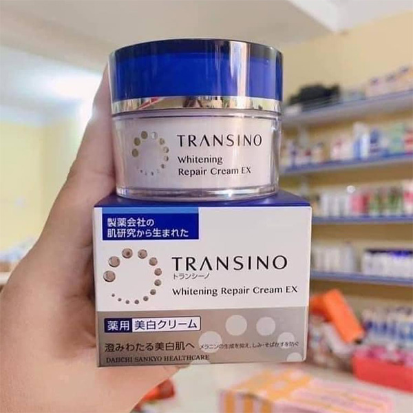 Kem đêm dưỡng trắng da trị nám TRANSINO Whitening Repair Cream EX