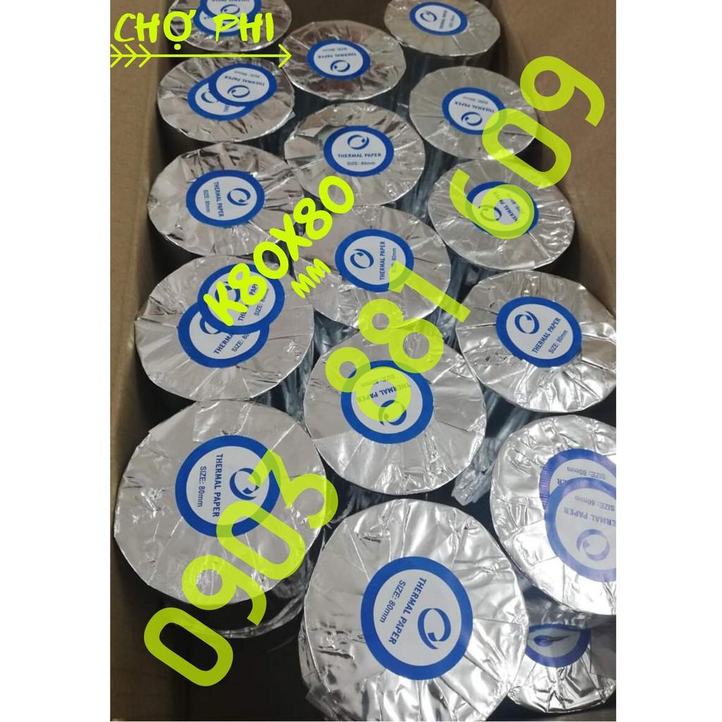 GIẤY IN BILL OCHA - GIẤY IN BILL K80X80MM- BÁN TỪNG CUỘN LẺ