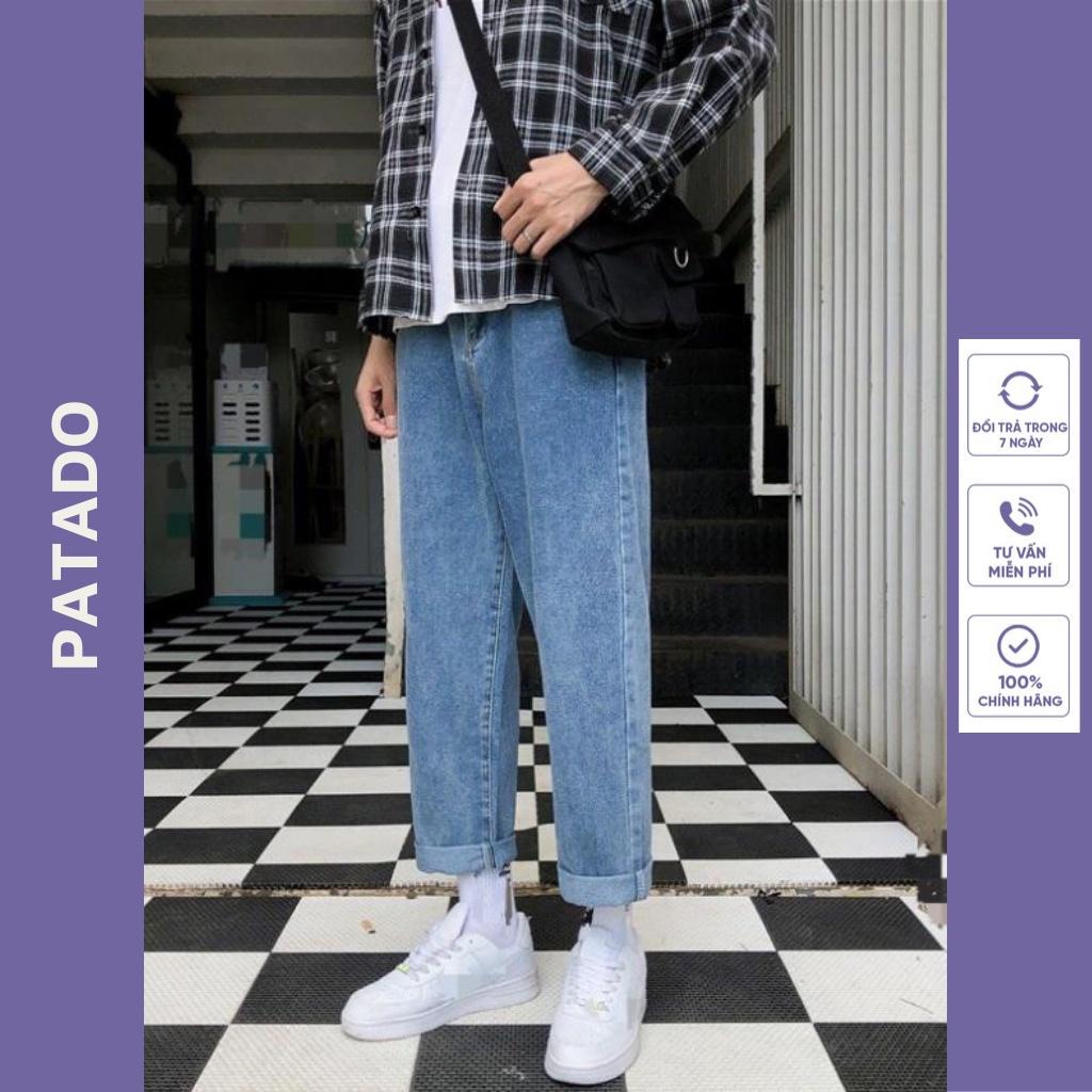 Quần Baggy Jean nam dáng suông rộng TR02 - Hottrend 2022 - tại PATADOSHOP