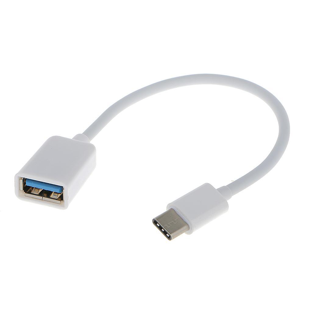 Type C USB 3.1 Male to Type A USB 3.0 Female OTG Cable Adapter for Macbook 12"