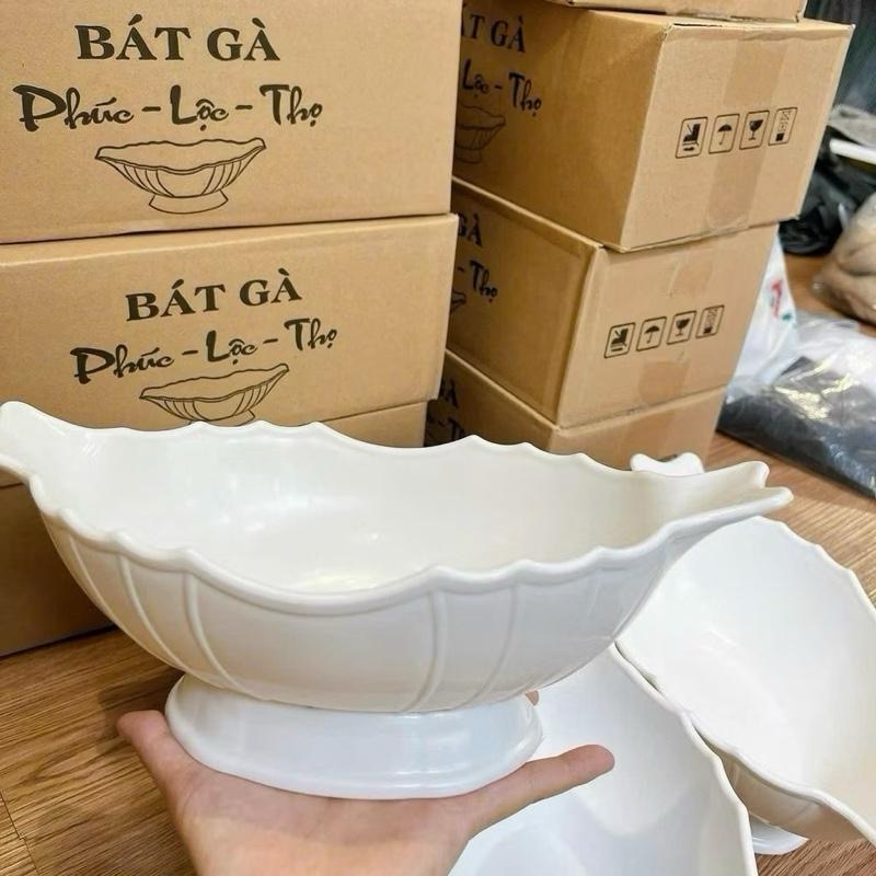 [AnhOtShop] Bát Thuyền Đựng Gà Cúng Sang Trọng - Bát Thờ Cúng Lễ Dùng Đựng Gà Luộc Bày Mâm Cỗ Phù Hợp Cho Mọi Lễ Hội