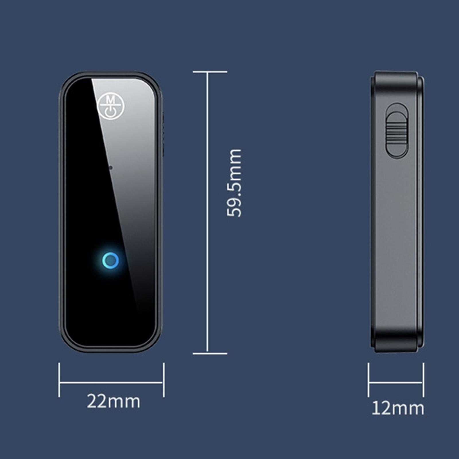 Bluetooth 5.0 Receiver 2 IN 1 Wireless Audio 3.5mm Aux Adapter