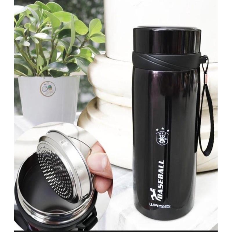 Bình giữ nhiệt inox 304 BASEBALL 600, 750, 1100ml