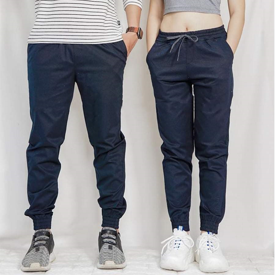 Quần Jogger Kaki Nam Cá Tính Màu Xanh Đen - TCK28062