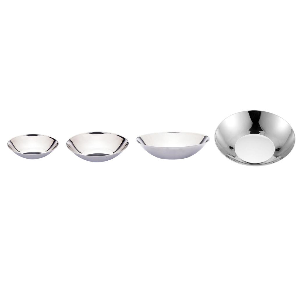 Stainless Steel Mixing Salad Bowls Cooking Baking Bowl Serving Tray 16cm