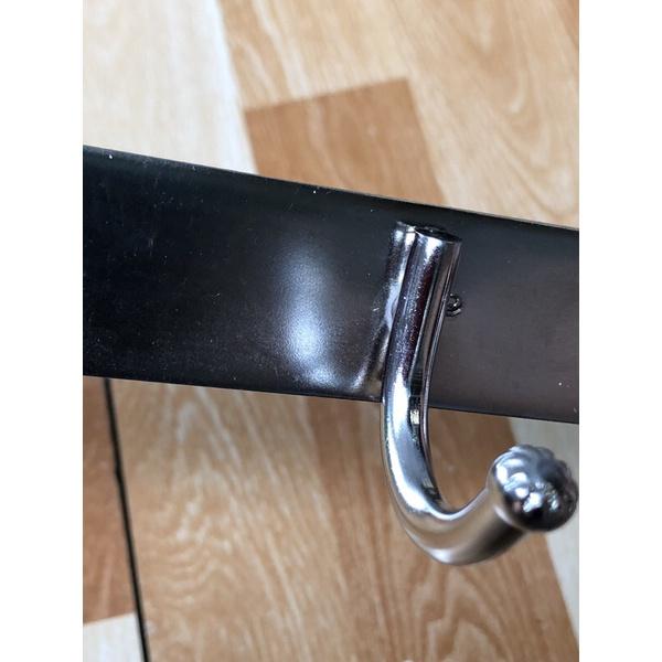 Móc treo đồ inox Móc 7 máng đồ thanh máng đồ 7 móc inox dày đặc