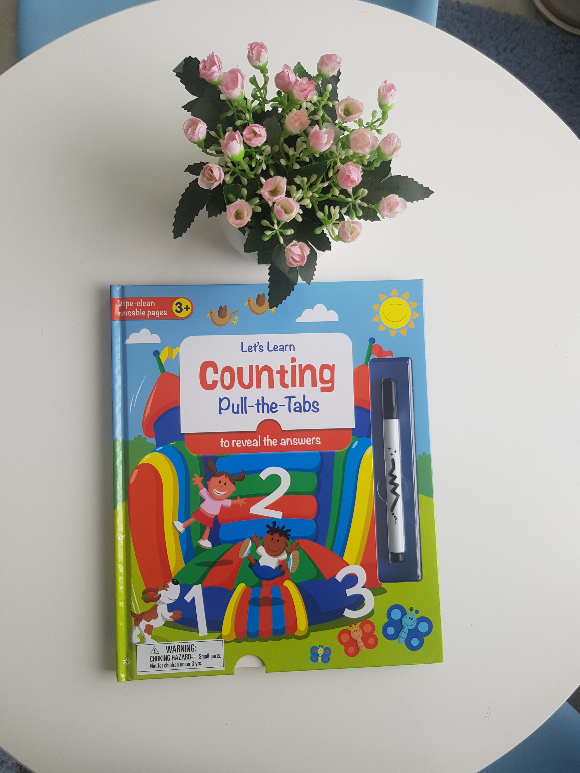 Sách tẩy xóa tiếng Anh - Cùng học đếm - Let's learn counting (Wipe-clean reusable book)