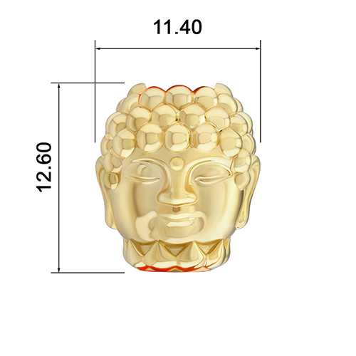 Charm Phật Vàng 14k LLF244 Huy Thanh Jewelry