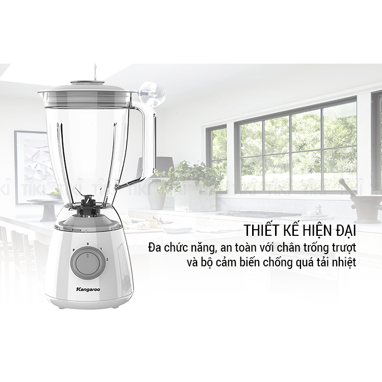Máy Xay Sinh Tố Đa Năng 2 Cối Kangaroo KG2B6 - Hàng Chính Hãng