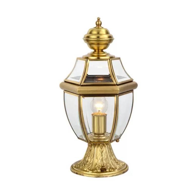 Đèn trụ, đèn tường đồng, đèn gắn tường, đèn decor, đèn trang trí, đèn sân vườn, đèn phòng ngủ, đèn treo cột H6001 DT
