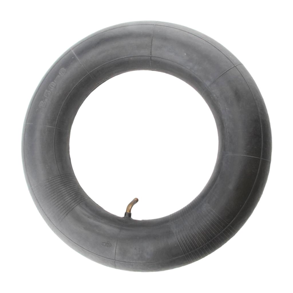 2pcs 3.50"X8" 3.50-8 3.5-8 3.50/8 BLACK RUBBER TYRE INNER TUBE BENT VALVE STEM