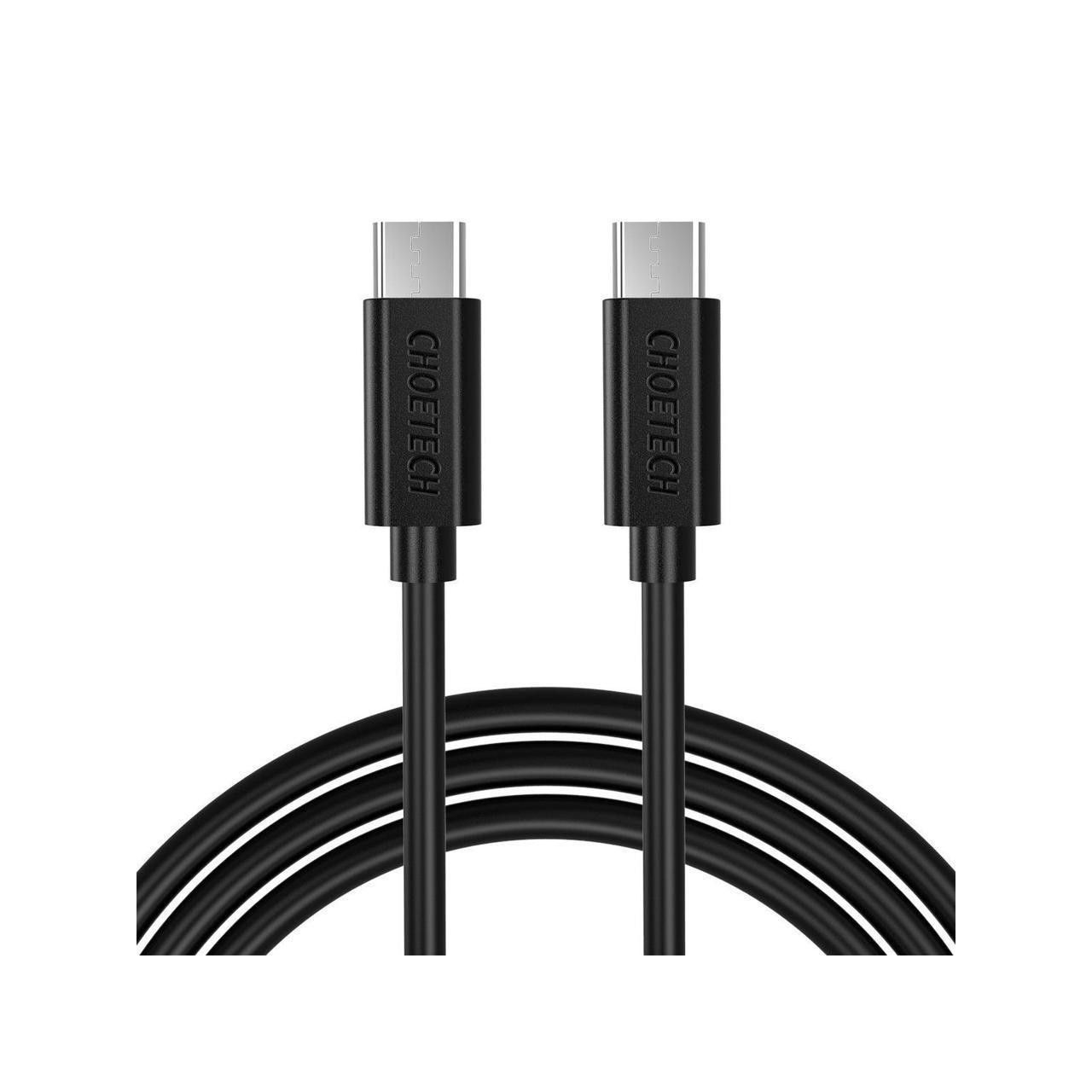 Dây cáp sạc nhanh Type-C dài 50cm hiệu CHOETECH CC001 Type C to Type C PD cho Smartphone / Tablet / Macbook / Laptop - Hàng chính hãng