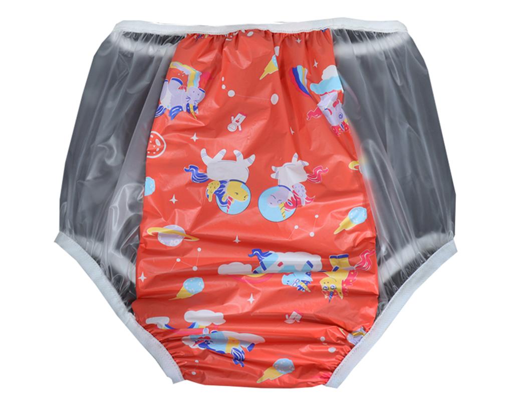 2021 ABDL Miếng Tã Quần Cáo Đỏ Tã Nhựa Pvc Có Thể Tái Sử Dụng Cho Bé Onesize Nhựa Bikini Quần DDLG Trưởng Thành Bebe Mới Quần Lót Tã miễn Phí