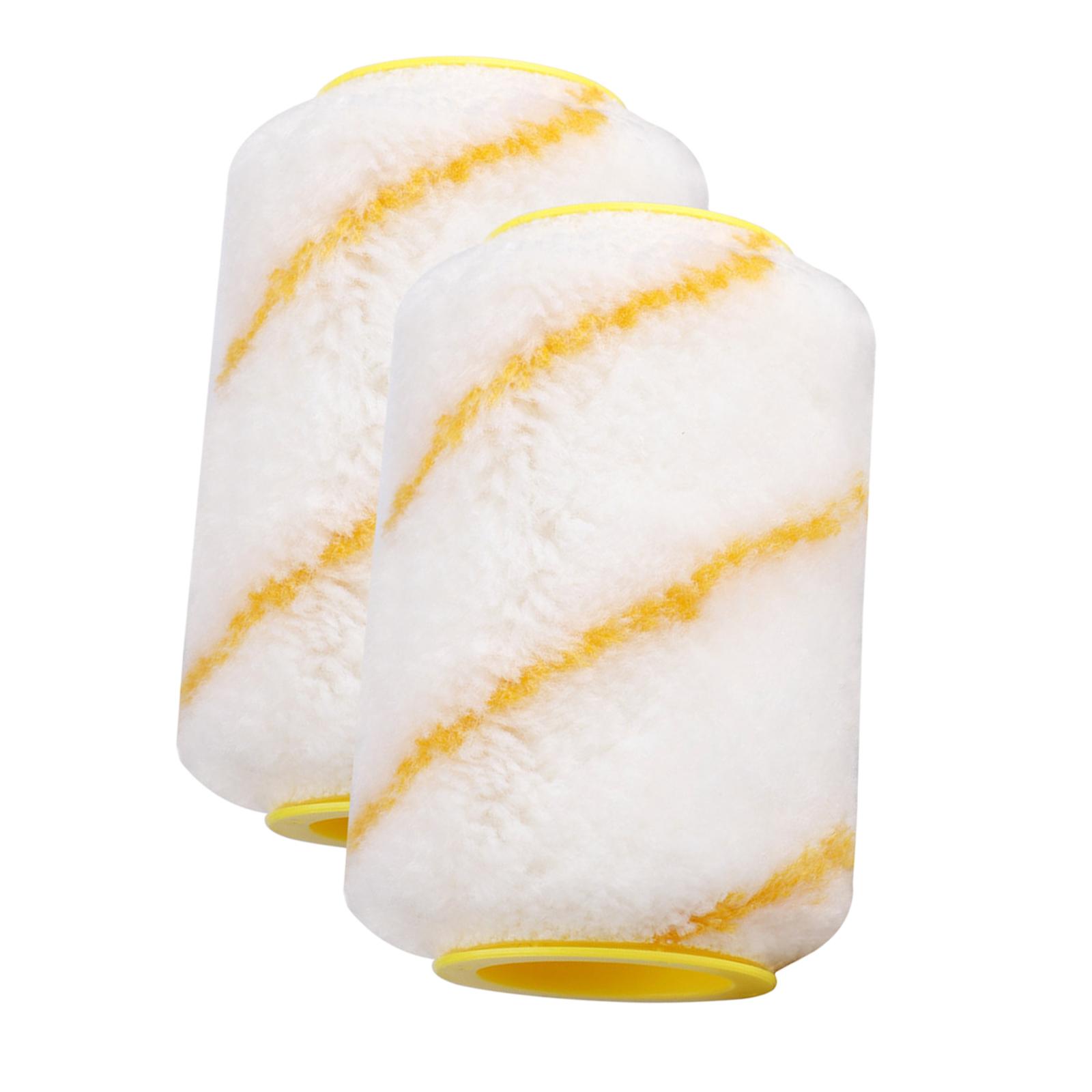 Paint Roller Roller Covers Pack of 2 Cotton Fiber Brush for Paint Rollers for Paint Roller Brush House Painting Supplies