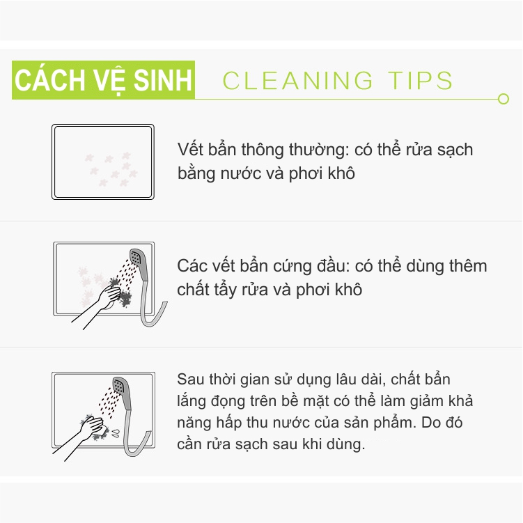 Tấm lót ly, cốc siêu hút nước bằng đất xốp Diatomite họa tiết, thông điệp dễ thương - Beautiful girl