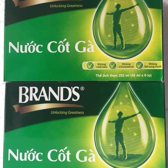 Combo 2 hộp nước cốt gà Brand's (42ml/hũ)