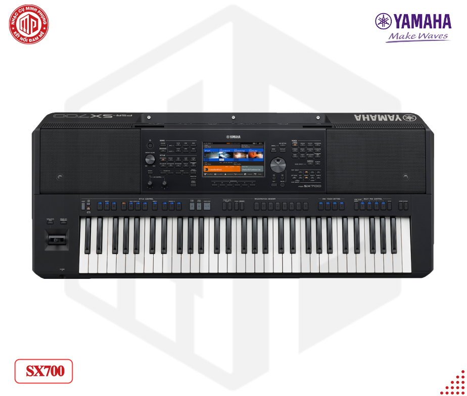 Đàn Organ điện tử chuyên nghiệp/ Arranger Keyboard/ Digital Keyboard Workstation - Yamaha PSR-SX700 (PSR SX700) - Màu đen - Hàng chính hãng