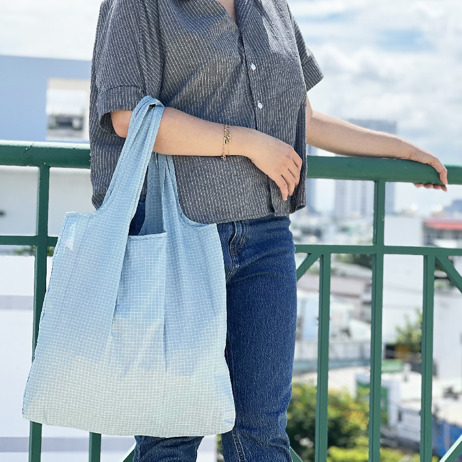 Túi Xếp Ba Gang CLEVER HIPPO BABY BLUE FB03