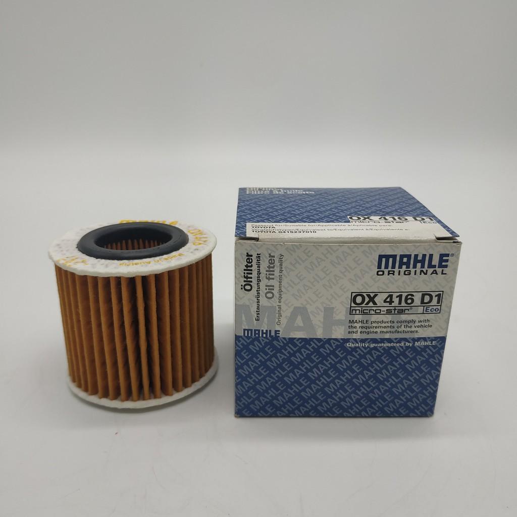 Lọc dầu nhớt động cơ OX416D1 - MAHLE FILTER dành cho xe TOYOTA COROLLA,YARIS, LEXUS CT, NX, SABARU, DAIHATSU