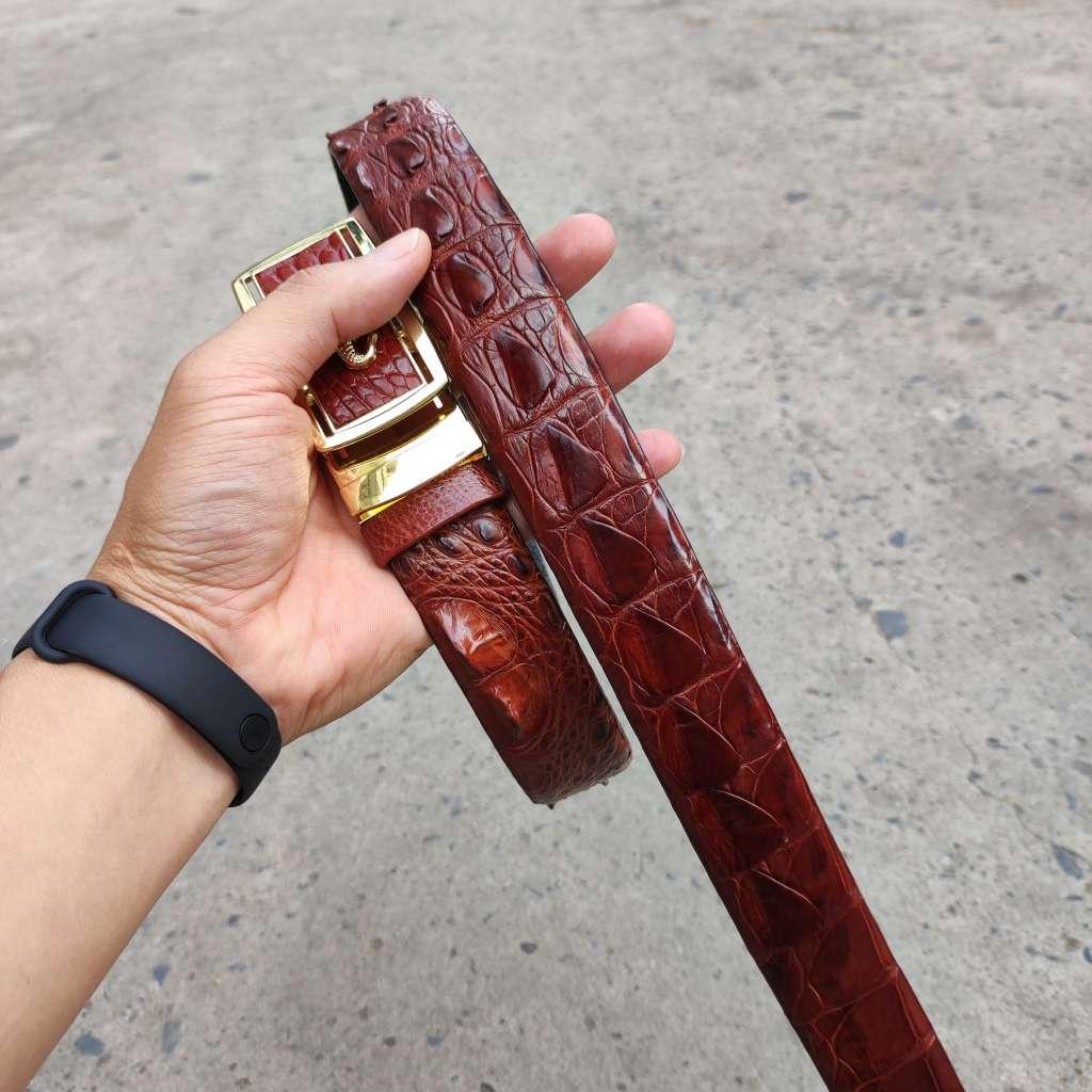 Thắt Lưng Nam Da Cá Sấu Liền Gai Lưng N31ND2