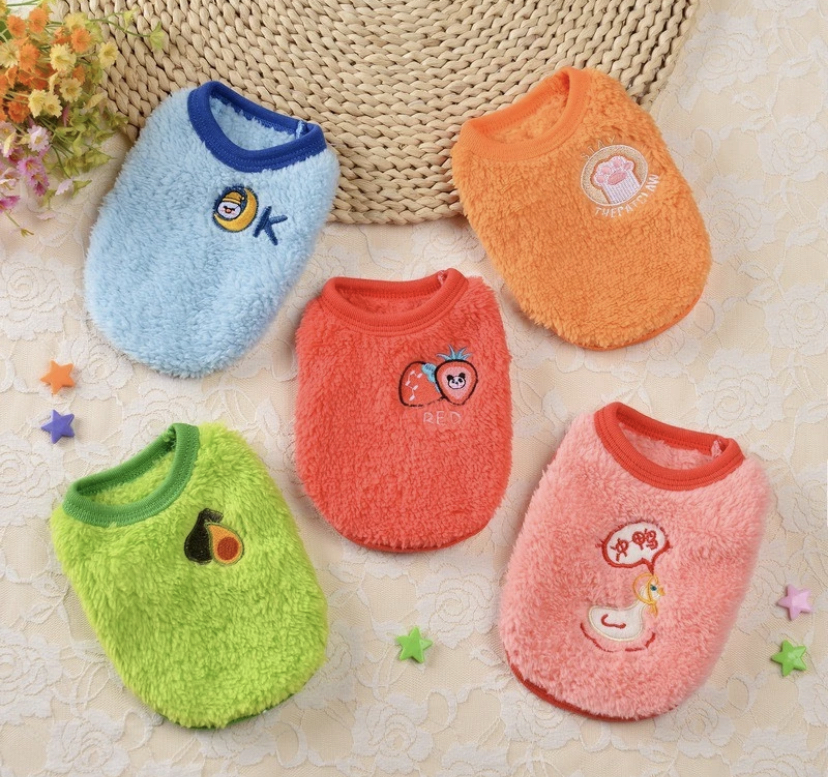 Áo Lỉ 3 Lỗ Hình In Cute cho thú cưng
