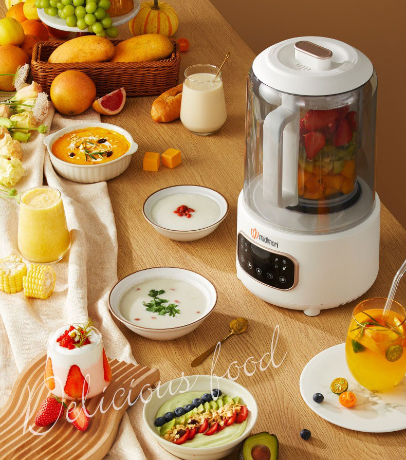 Combo Máy Làm Sữa Hạt Đa Năng Midimori MDMR-668 Và Máy Xay Thịt Midimori GC-24338 - Hàng Chính Hãng