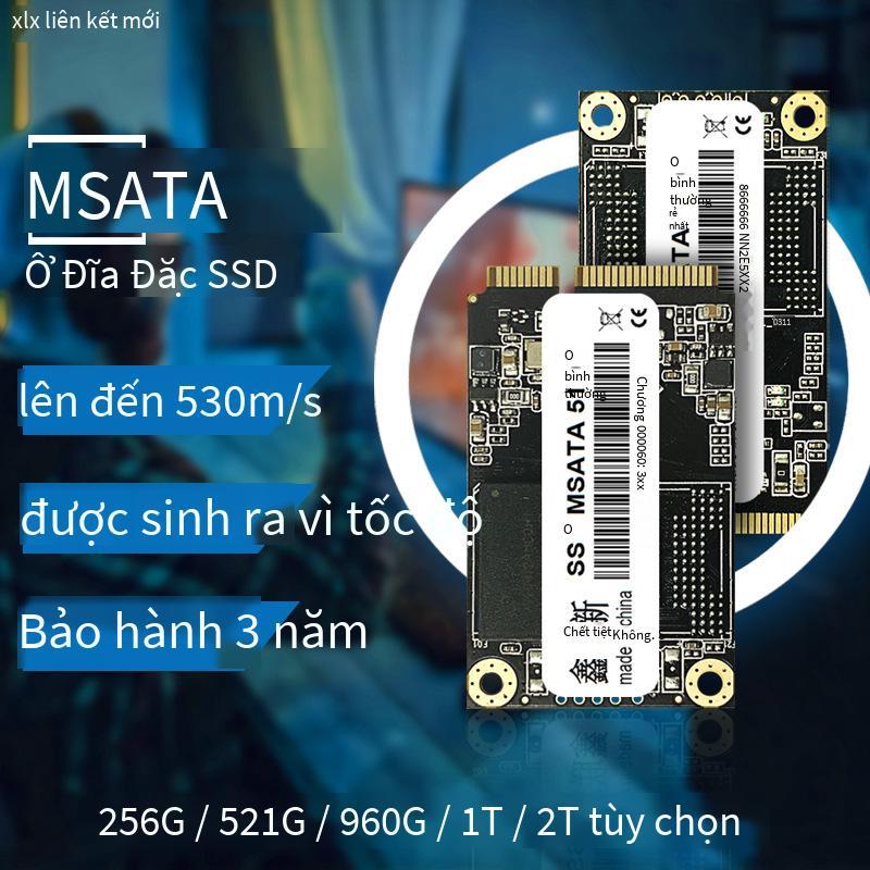 Phong cách mới nhất MSATA ssd ổ cứng thể rắn msata3 1t 256g máy tính xách tay ổ cứng máy tính để bàn 512G 2T