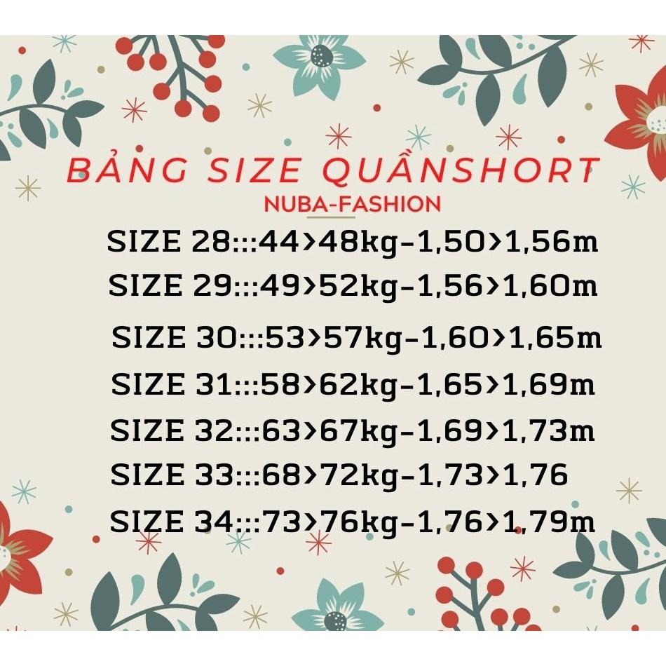 Quần short jean nam chất bò cá tính trẻ trung NUBA 203