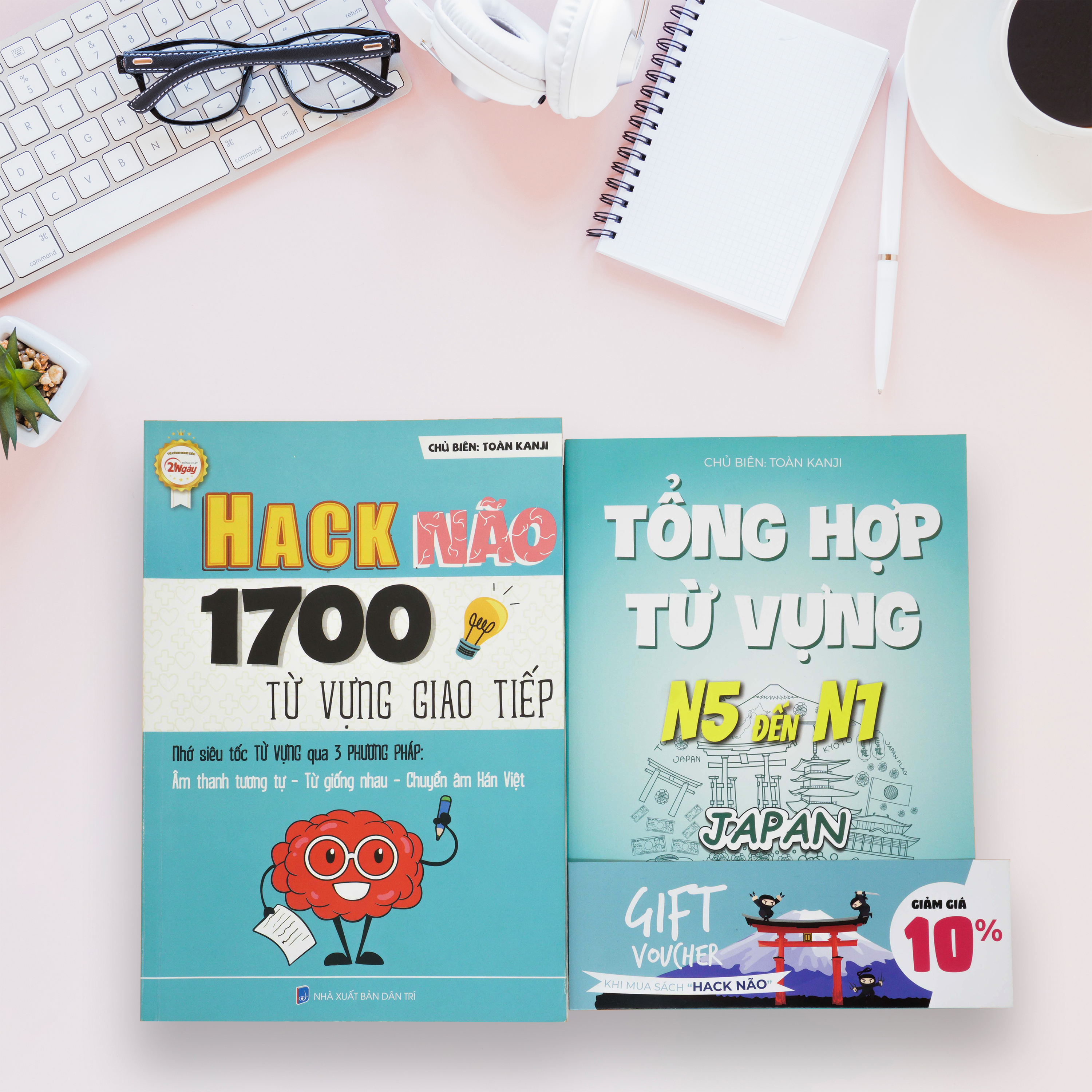 COMBO HACK NÃO TỪ VỰNG TIẾNG NHẬT N5 + N4 + 1700 TỪ VỰNG GIAO TIẾP TIẾNG NHẬT - Ghi nhớ siêu tốc từ vựng qua 3 phương pháp ÂM THANH TƯƠNG TỰ - TỪ GIỐNG NHAU VÀ CHUYỂN ÂM HÁN VIỆT