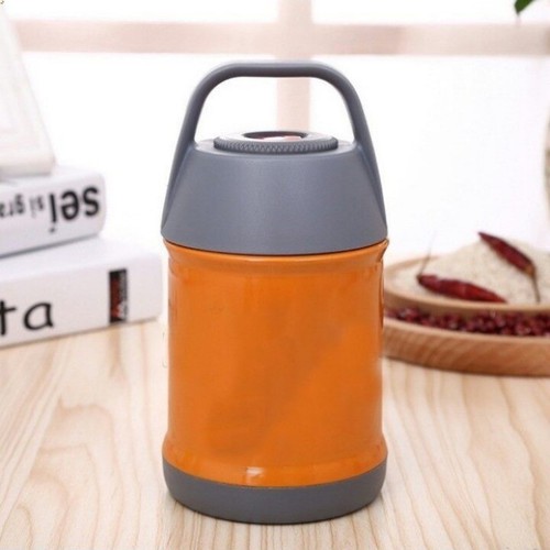 Bình ủ cháo Nhật 560ml cho bé ruột inox 304 cao cấp thiết kế thông minh không cần cắm điện - Ca giữ nhiệt để canh, súp, đồ uống mang đi làm cho người lớn có nắp chống tràn và quai xách