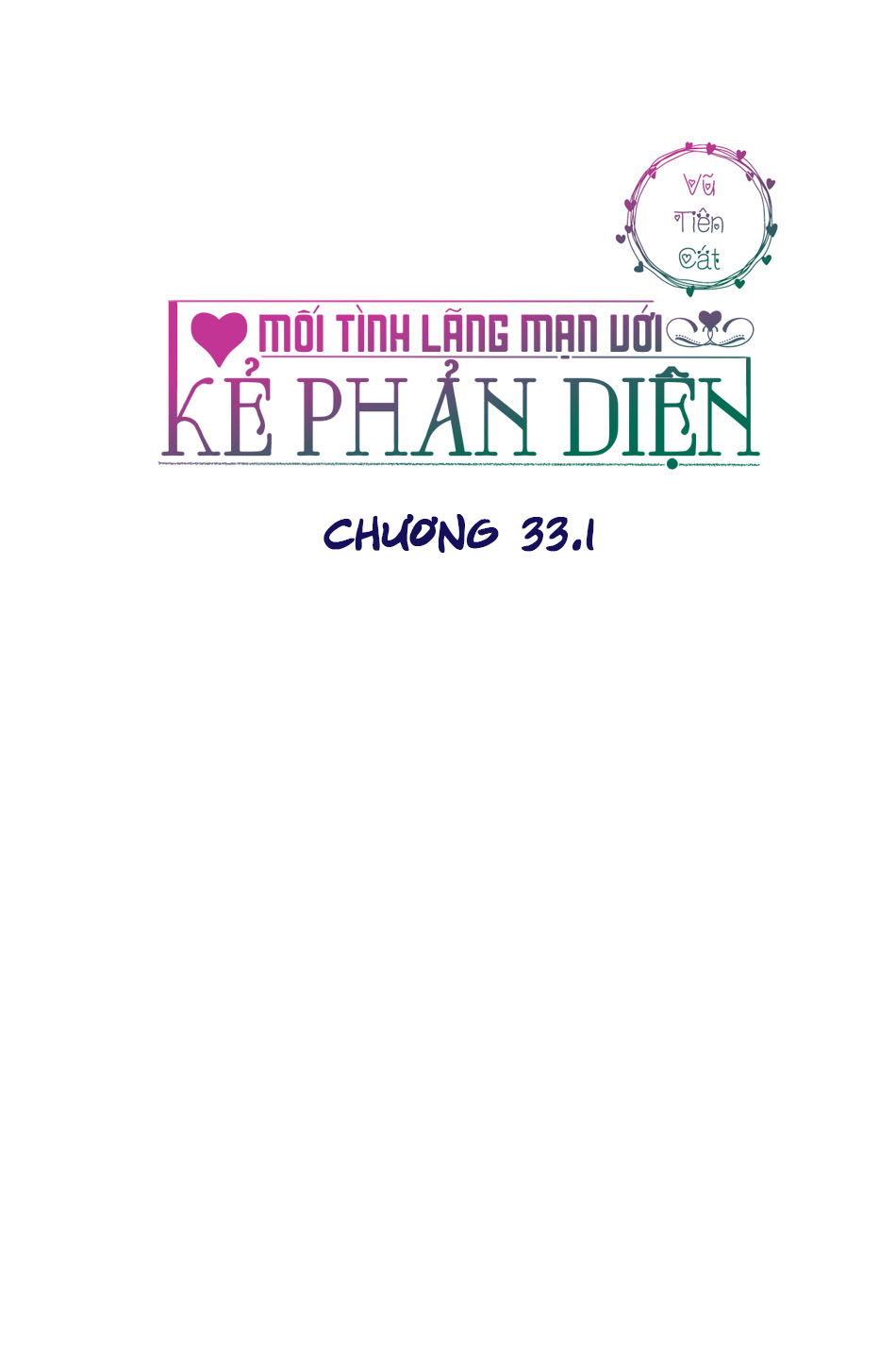 mối tình lãng mạn với kẻ phản diện chapter 33.1 4
