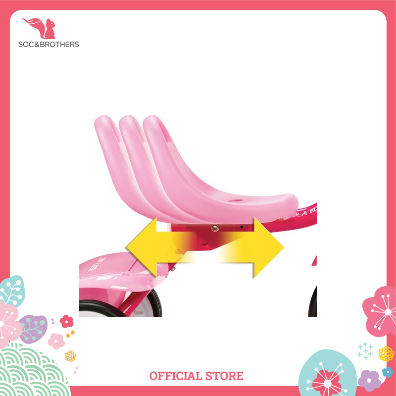 Xe đạp ba bánh trẻ em Radio Flyer Fold 2 Go Trike (Pink)
