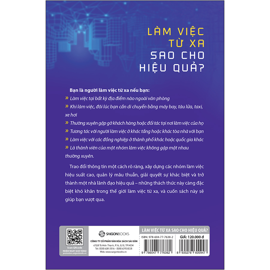 Làm Việc Từ Xa Sao Cho Hiệu Quả _Saigon Books