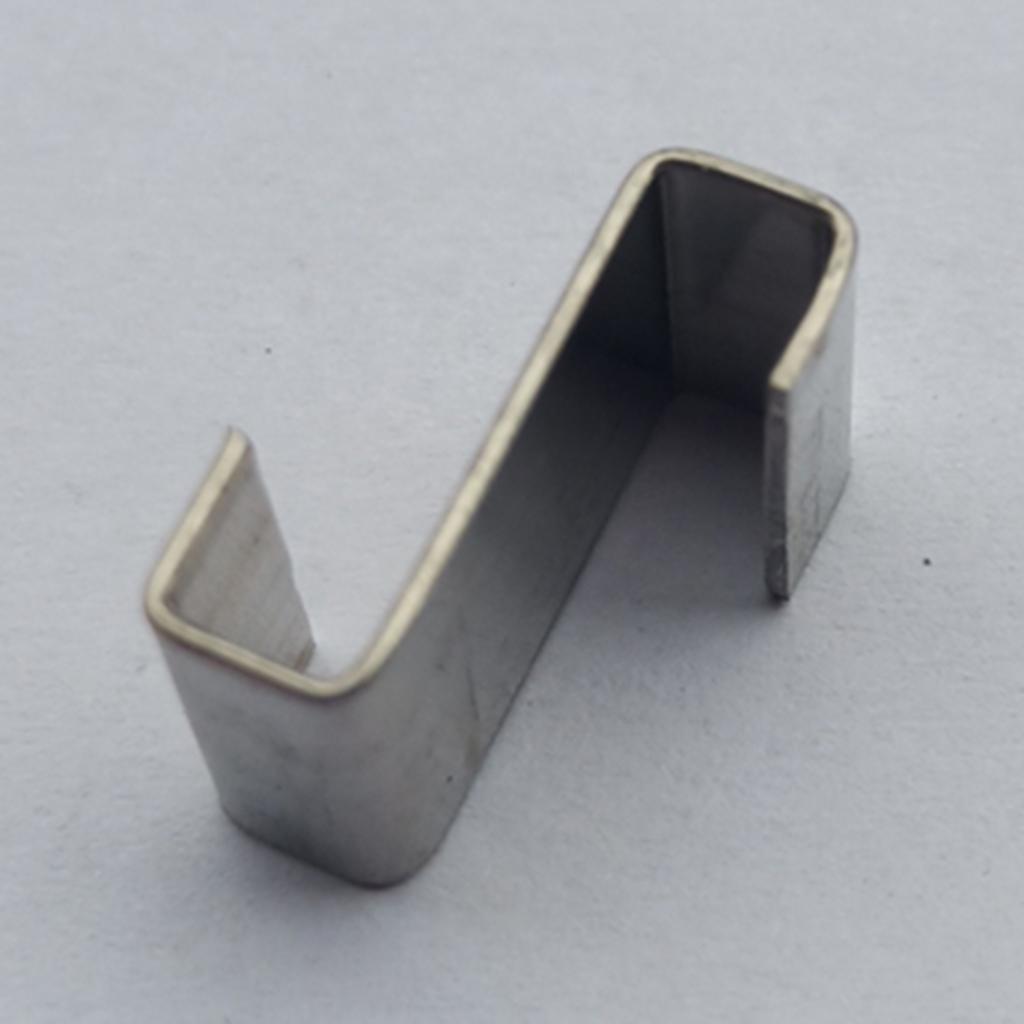 100pcs/Pack 304 Stainless Steel Greenhouse Glass Z & W Clips Mixed Pack