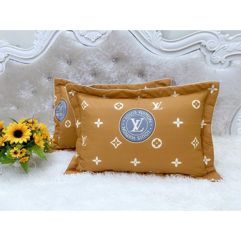 Vỏ Gối Nằm 100% Cotton Hàn Loại Đẹp Lót Bông Kích Thước 45x65cm