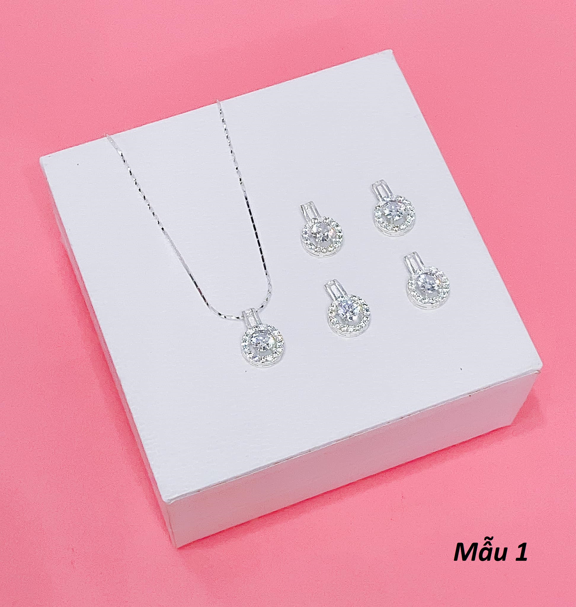 Dây chuyền nữ kèm mặt chất liệu bạc s925 MS091
