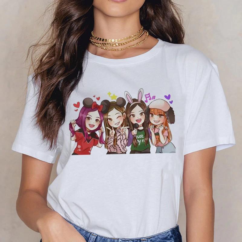 Áo phông Black Pink chibi mềm mại cực đẹp