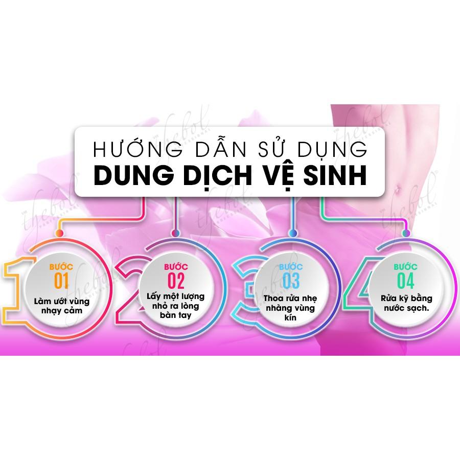 Dung Dịch Vệ Sinh Phụ Nữ chiết xuất từ cây Trinh Nữ Hoàng Cung Thebol 150g