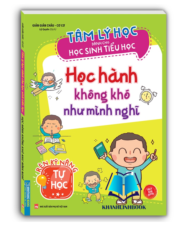 Hình ảnh Sách - Tâm lý học dành cho học sinh tiểu học - Học hành không khó như mình nghĩ