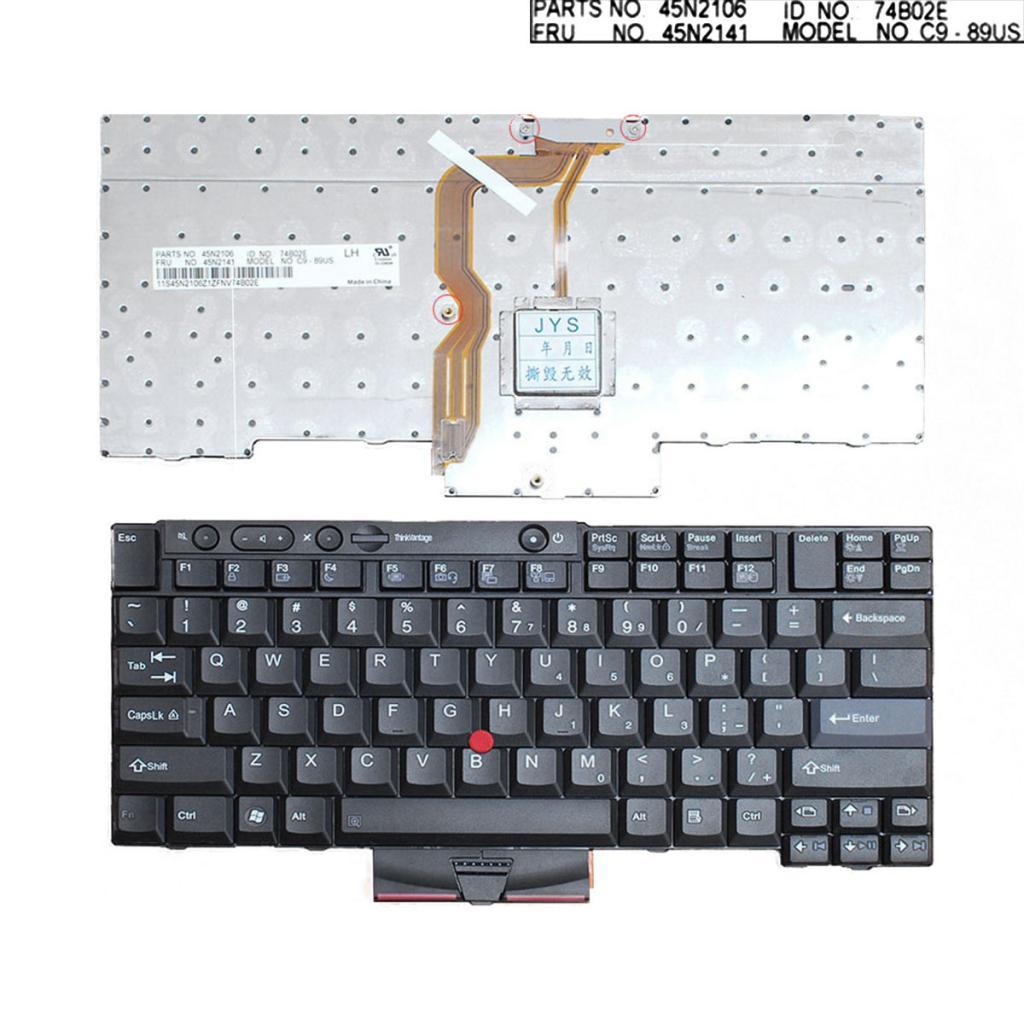 Replacement Laptop Keyboard for Thinkpad T410si W510 W520 PC