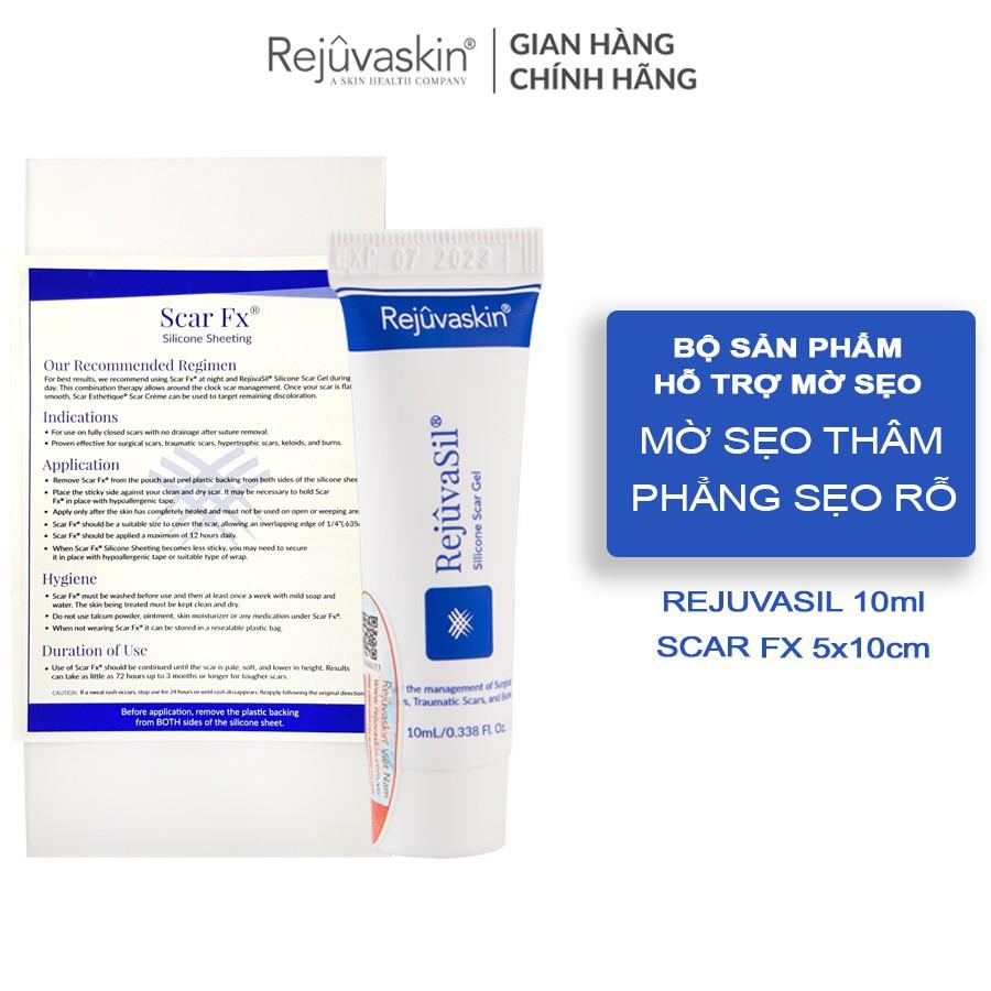 Bộ sản phẩm ngăn ngừa sẹo Rejuvaskin Rejuvasil