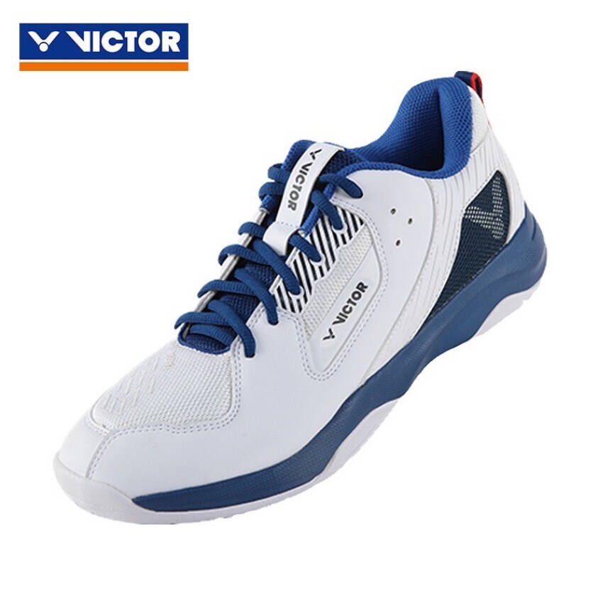 Giày cầu lông victor, giày thể thao mẫu mới A311AF màu trắng xanh dành cho nam