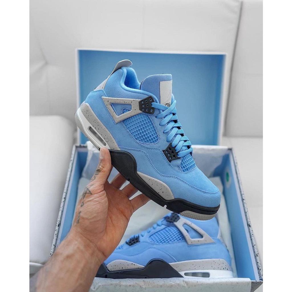 GIÀY THỂ THAO JORDAN 4 OFF WHITE UNIVERSITY BLUE