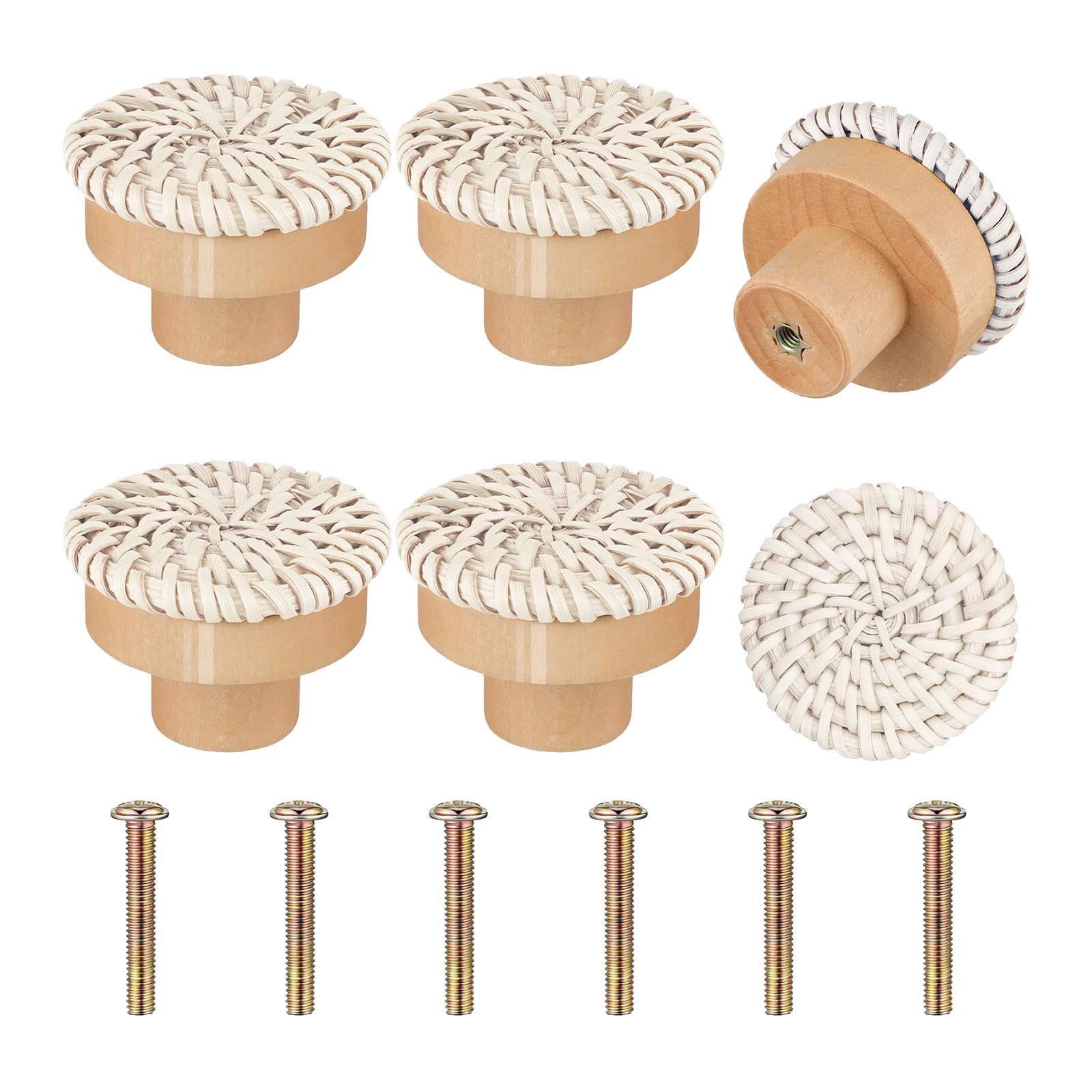 Rattan Dresser Knobs Cabinet Knobs Cabinet Pull Door Handle for Door Drawer